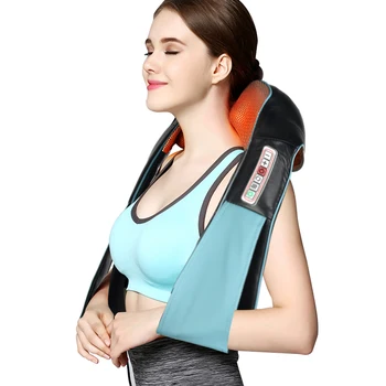 

Kneading Acupuncture Neck Massager Shoulder Body Massage Heating Infrared Health Care in Home or Care Travel Relax Tool