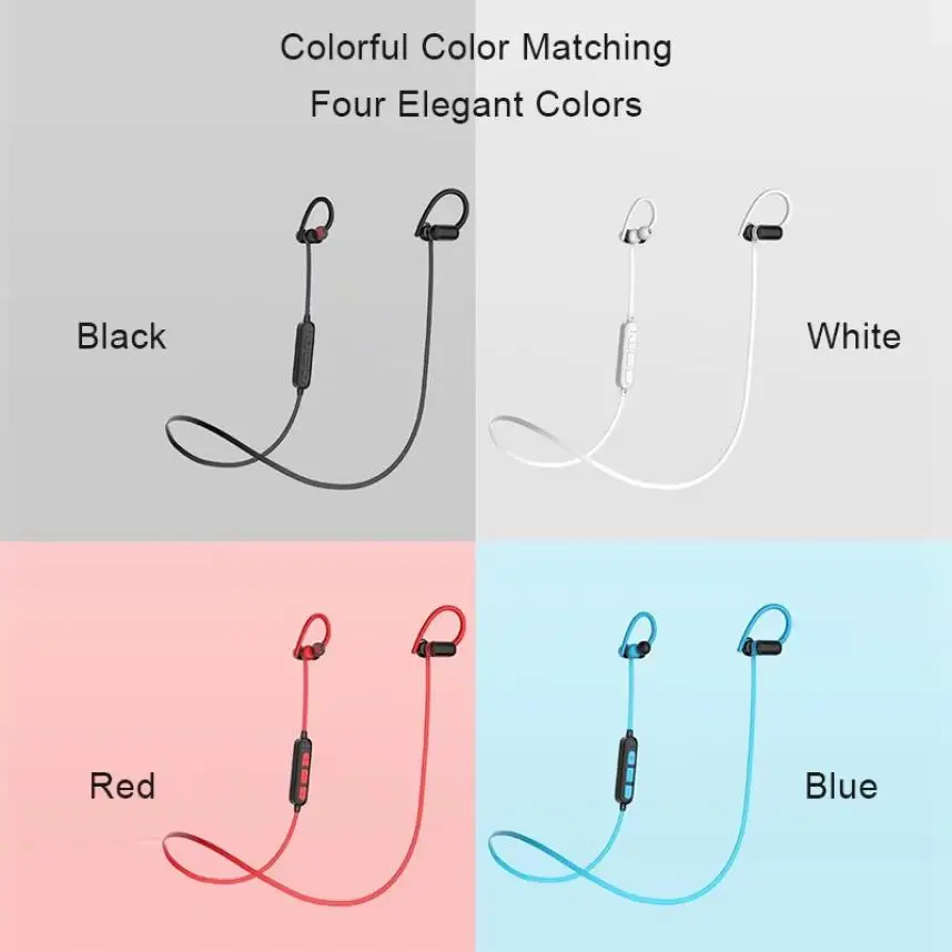 Wired Neck Hanger Earhook Bluetooth Headset 6D Sound Stereo Headphone TF Card Bluetooth 5 0 Dual use Version Waterproof Earphone
