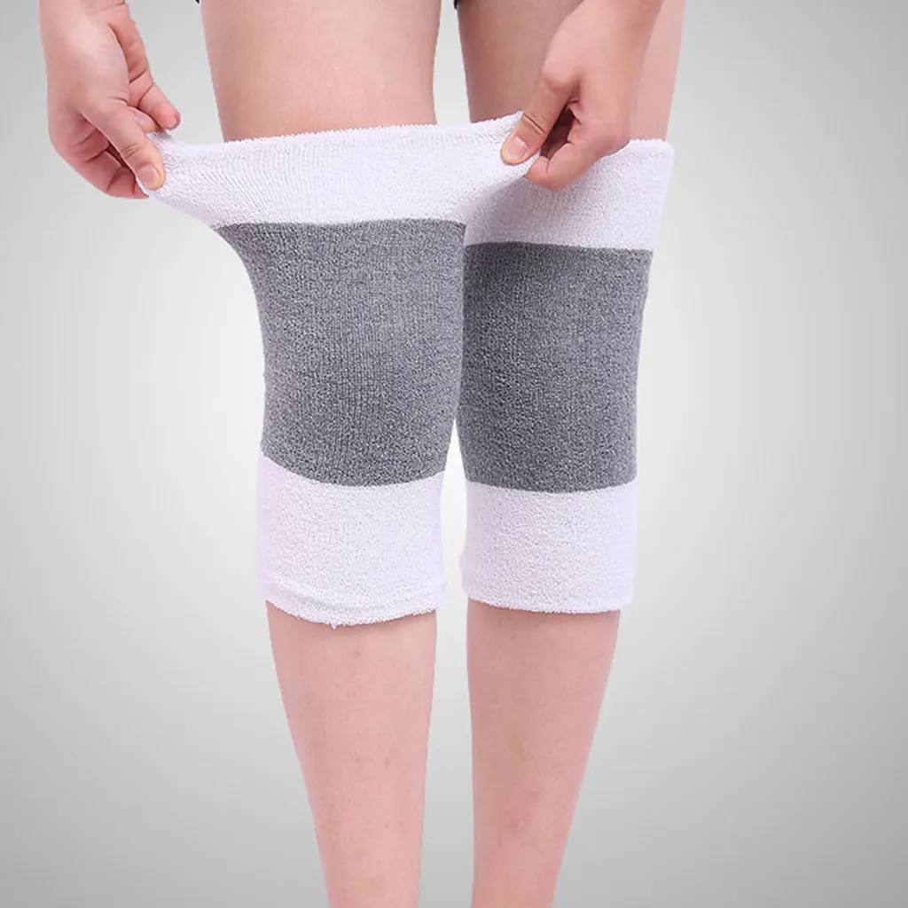 Winter Warm Thermal Legs Knee Sleeve Brace Basketball Mountaineering Football etc Pullover Solid Pads#4