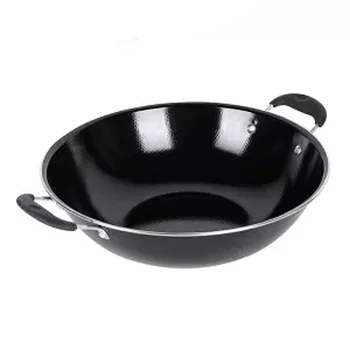 

Wok Enamel Pot Uncoated Non-stick Cooker Household Induction Cooker Special Enamel Wok Coal Gas Stove for Iron Pan Kitchen Pots