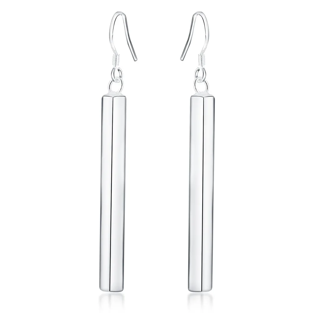 2020 модные прямые длинные висячие серьги высшего качества лаконичные ушные линии