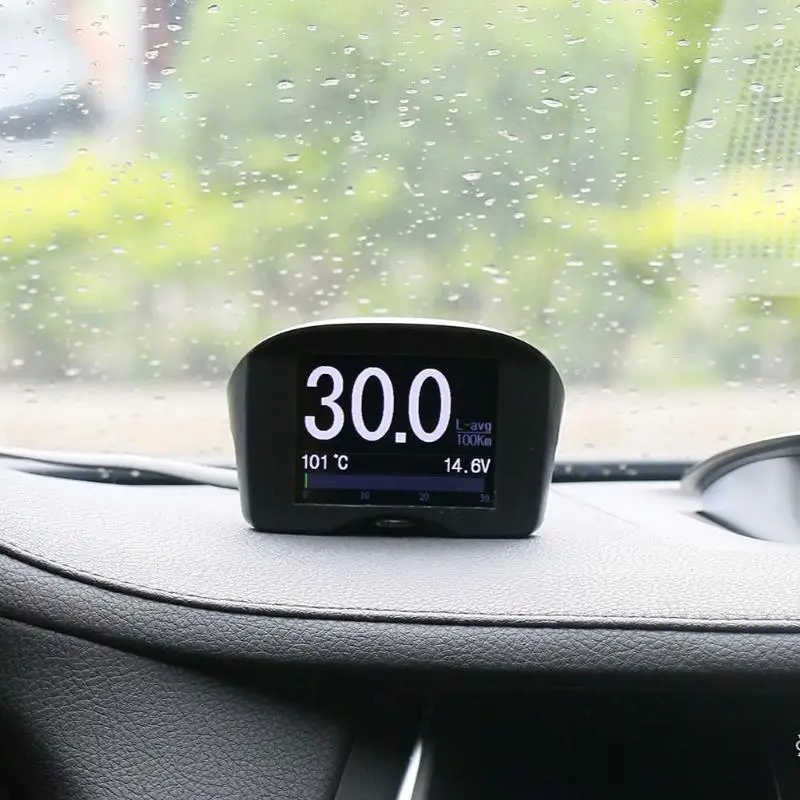 AUTOOL автомобиль OBD HUD Дисплей проектор Напряжение Скорость сигнализации мульти-Функция более Скорость Предупреждение лобовое стекло будильник с прожектором Sys