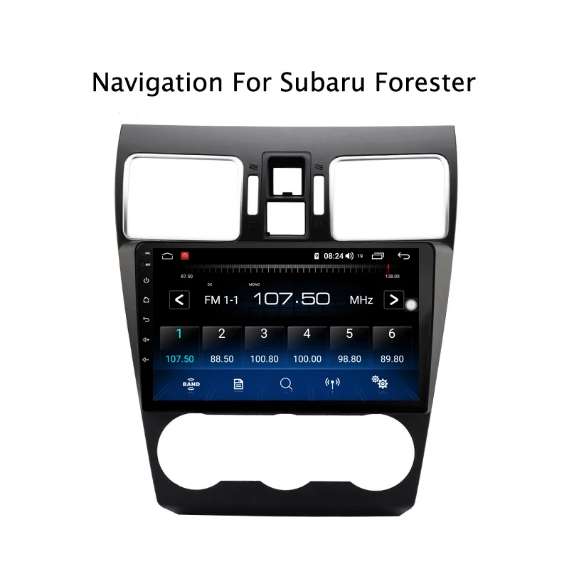Ectwodvd 9 дюймов Andriod 8,1 автомобильный DVD gps для Subaru Forester 4G ram 64G rom CarPlay DSP 4G LTE с wifi