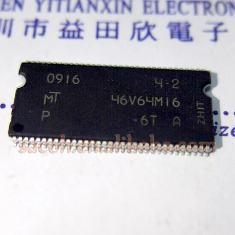 1PCS/lot New OriginaI MT46V64M16P-6T IT or MT46V64M16P-75 MT46V64M16 TSOP-66 DDR SDRAM 1Gb | Электроника