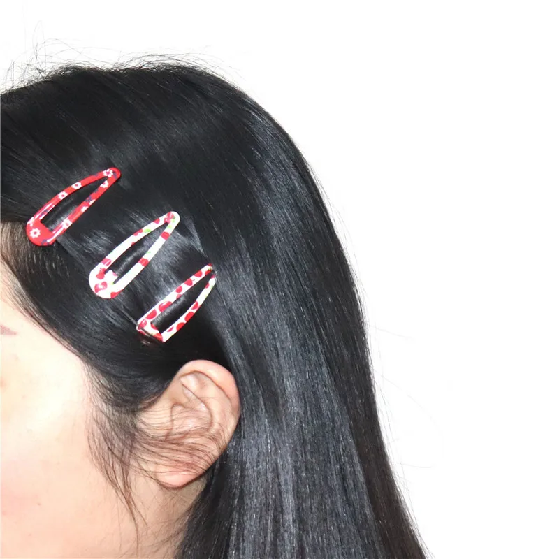100 компл./лот 6 шт./компл. DIY мульти Сплав Цветочные вишневые волосы BB клип сердца без цветов шпилька для волос аксессуары для укладки волос HA1015