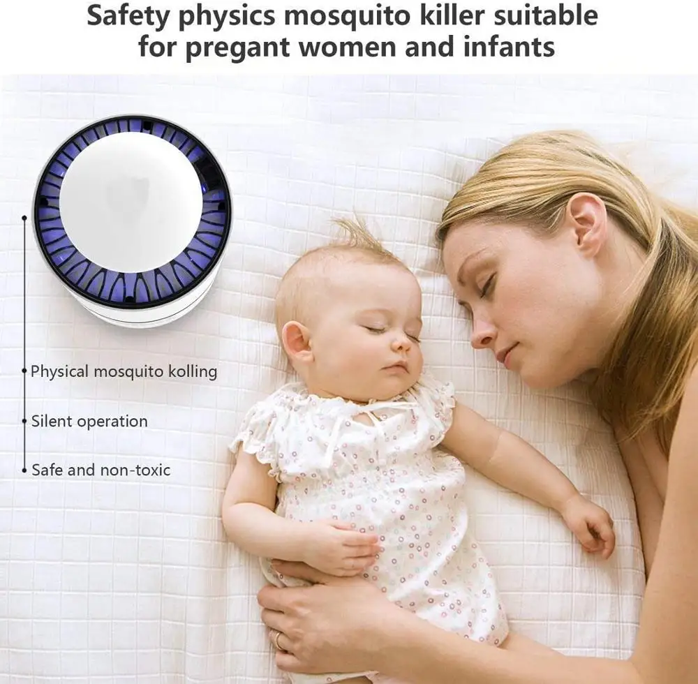 LEADLY Mosquito Killer лампа черный USB электрическая без шума излучения перезарядка