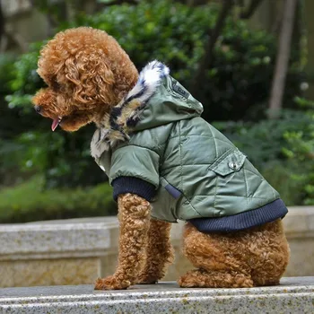 

Pet Dog Pockets Hooded Jacket Soft Durable Coat For Small Dog Chihuahua Puppy Warm Snowsuit Accessories Autumn Winter