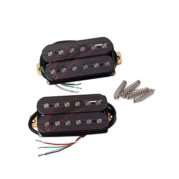 

Electric Guitar Humbucker Double Coil Pickups Neck Bridge Replacement