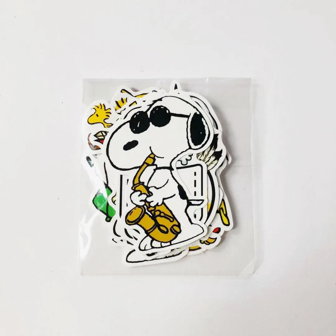 20 мультфильм Snoopy багаж клейкая бумага путешествия Lugguge наклейки мотоцикл скейтборд ноутбук Водонепроницаемый бампер наклейки