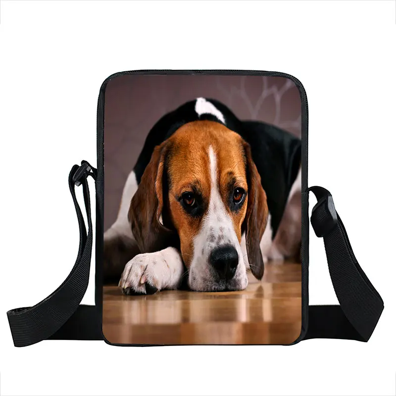 xkbBeagle15 Немецкая овчарка/Бигль/сибирская Хаски маленькая сумка через плечо для женщин сумка Горячая клатч боксер детские школьные сумки детский подарок - Цвет: xkbBeagle15