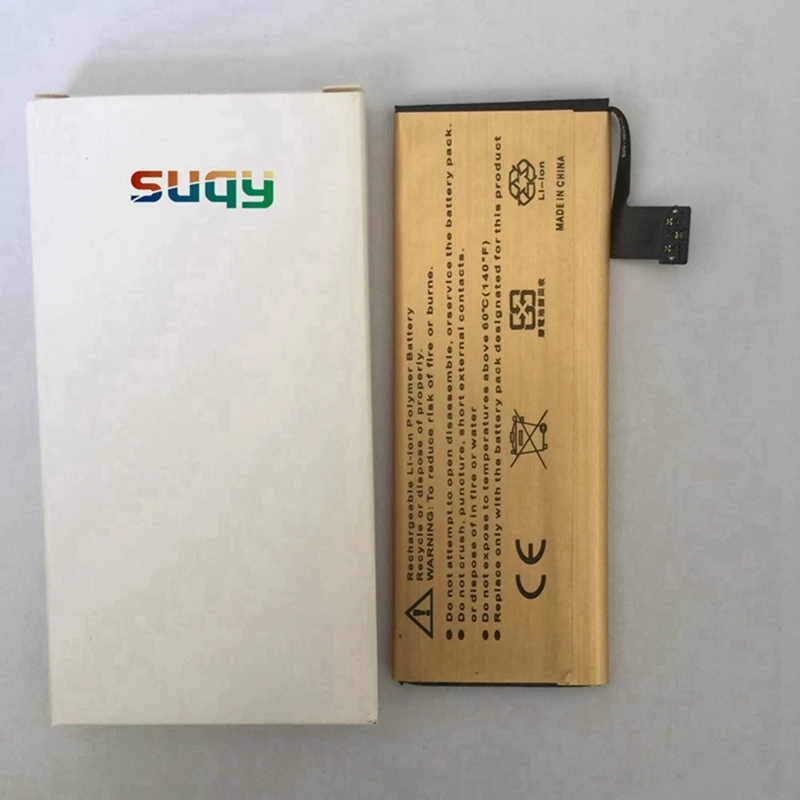 Suqy 10 шт./лот Сменный аккумулятор для iphone 5 s 2680 Аккумулятор для телефона, мАч для Apple iphone 5s Rechargebale аккумулятор