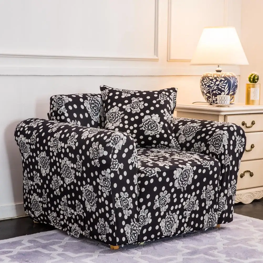 Классический эластичный чехол для дивана с рисунком, универсальный, нескользящий, пыленепроницаемый, пыленепроницаемый, Эластичный Защитный чехол для мебели, диване Slipcov