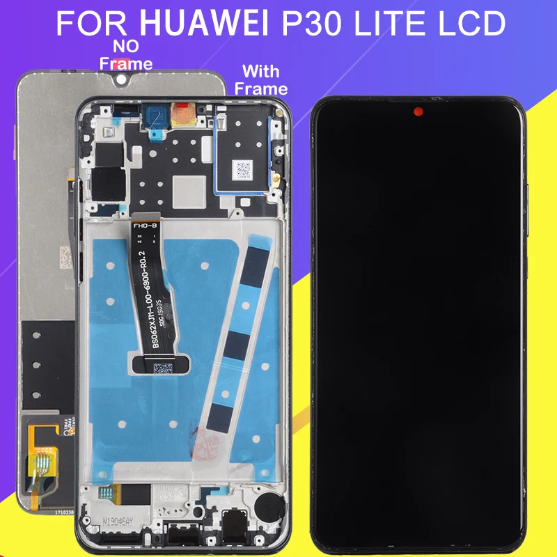 Catteny для huawei P30 Lite ЖК MAR-L01A L21A LX1A LX1M LX2 L21 L22A L22B Дисплей кодирующий преобразователь сенсорного экрана в сборе Nova 4E с ЖК-дисплеем