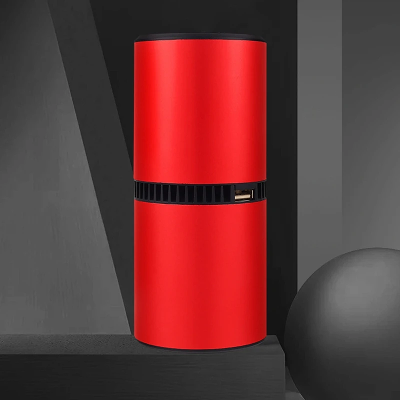 Автомобильный очиститель воздуха Lonizer, двойной USB, бесшумный, работающий анион, освежитель воздуха, PM2.5, очиститель пыли и дыма для дома/автомобиля
