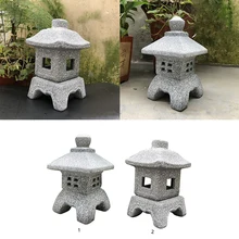 Свободно стоящий фонарь японский стиль скульптура Маяк декоративный домашний Двор Сад орнамент пагода Керамические ремесла подсвечник