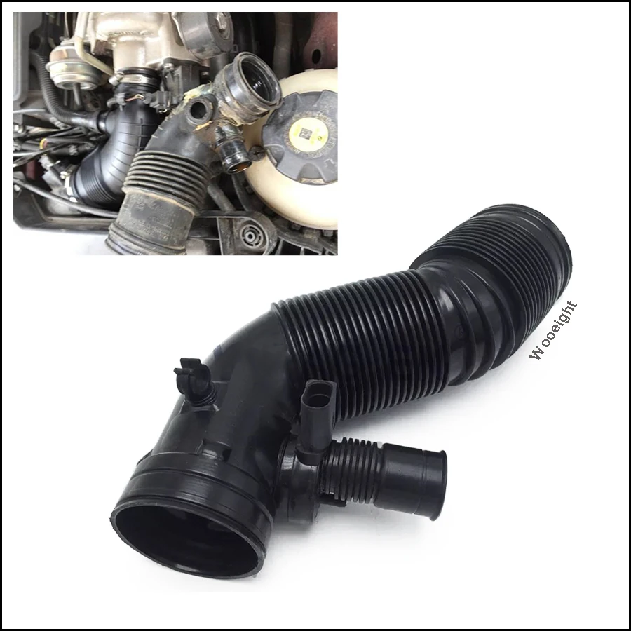 Воздухозаборный шланг Wooeight 1J0 129 684 NT 1J0129684CG подходит для VW Golf MK4 Bora 1998 2000 2001 2002 2003 Audi