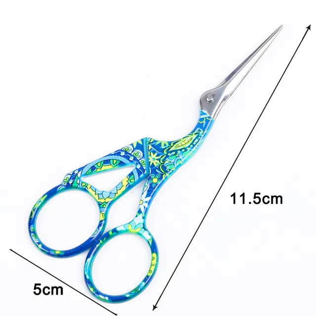 Vintage Stainless Steel Tailor Yarn Trim Cut cross stitch Scissor fabric Needlework Embroidery Thread knitting tool Sewing Tool 30