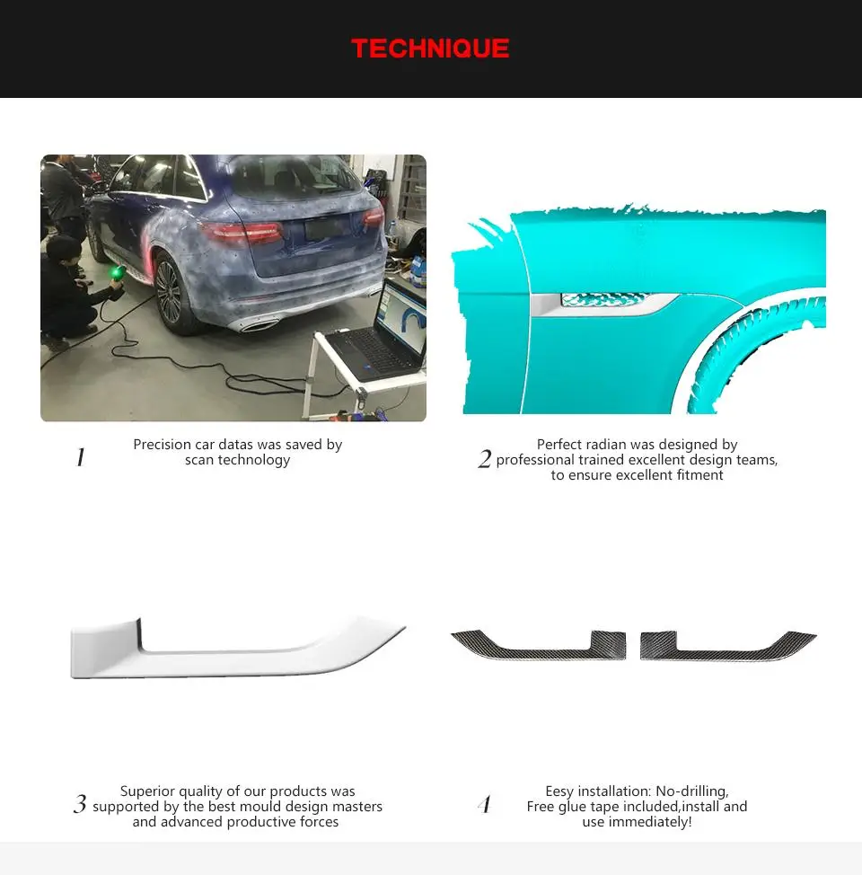 Боковые зеркала автомобиля Fender Накладка для Jaguar F-type 2013- углеродного волокна автомобиля стикер, спойлер крышка