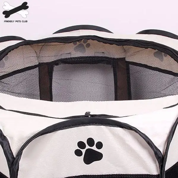 Portable Folding Pet tent Dog House Cage Dog Cat Tent Playpen Puppy Kennel Easy Operation Octagon Fence 2810 Portable Folding Pet tent Dog House Cage Dog Cat Tent Playpen Puppy Kennel Easy Operation Octagon Fence 2810