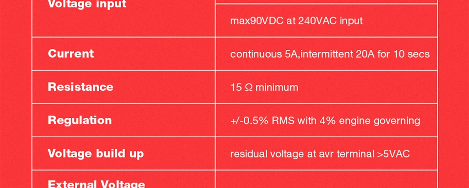 EA05A автоматический регулятор напряжения avr 100kva запасные части дизель-генератора