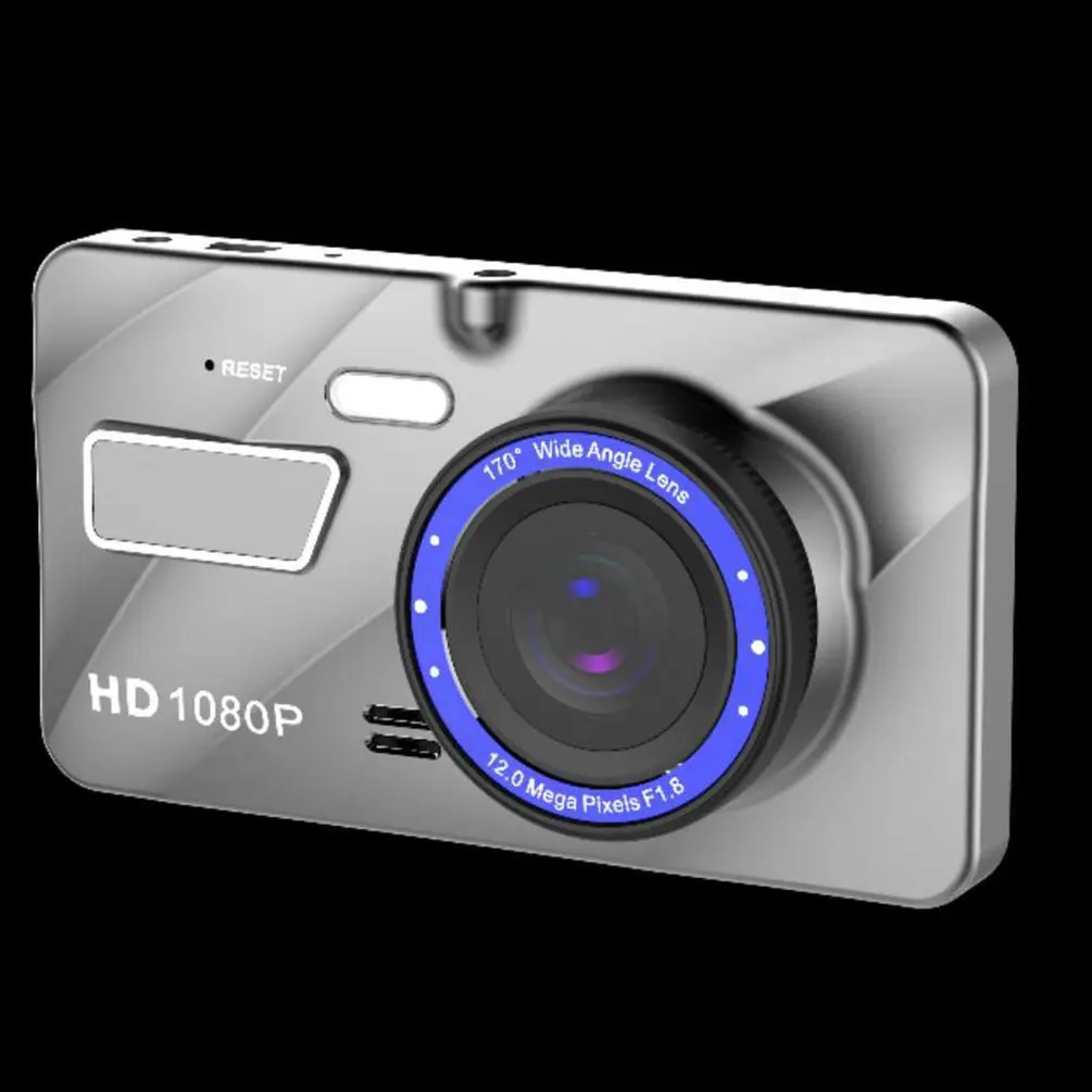 4 дюйма 1080P двойной объектив 170 градусов HD камера Автомобильный видеорегистратор Dash Автомобильный видеорегистратор g-сенсор ночное видение