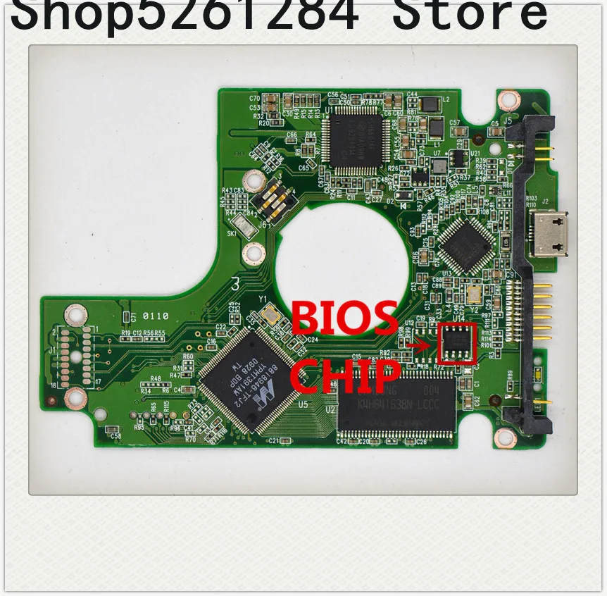 PCB Contrôleur Pour Disque Dur WD5000BEVT-22ZAT0 - Modèle 2060-701499-005 - Pièce