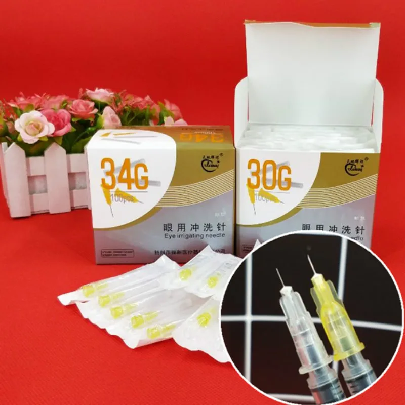 

100pcs 34g 4mm Needle Mosquito Needle 32g Korea 4 Mm Disposable Painless Nano Needle