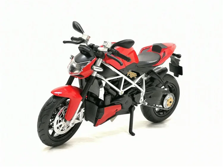 Huayi в штучной упаковке 1:12 искусственный Ducati уличный Боец мотоцикл тяжелый мотоцикл гоночная модель машины из сплава модели игрушки