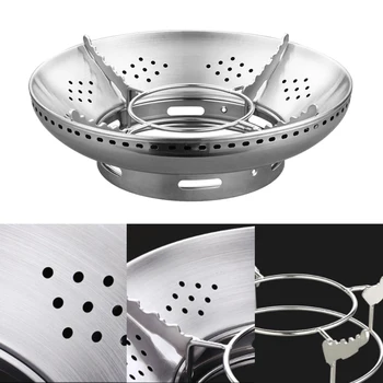 

Gas Stove Cover Multifunction Stainless Steel Universal Gathers Cooker Home Windproof Kitchen Energy-Saving Tool Windshield