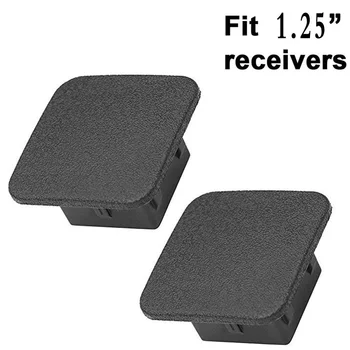 

Hitch Cover Plug Insert Rubber Hitch Plug Fits 1.25'' Receivers for Jeep RV1 1/4 Inch (1.25") Trailer For Subaru