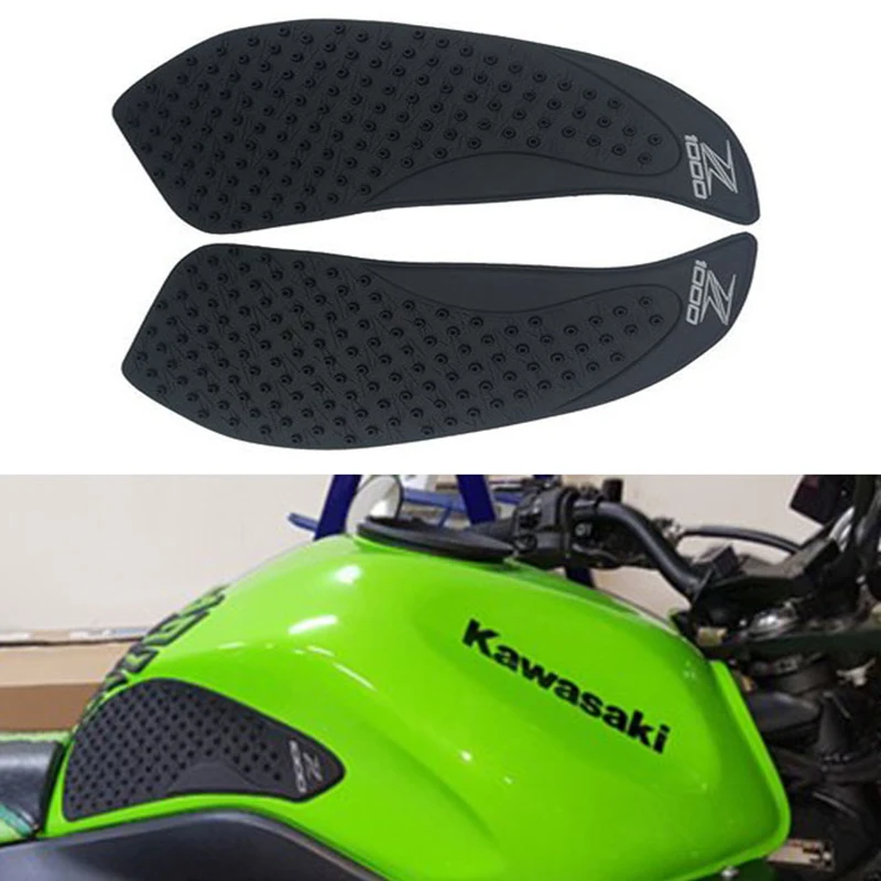 Боковая накладка на бак для Kawasaki Z1000SX 2010 2011 2012 2013-, противоскользящая Тяговая Накладка для мотоцикла, газовые наколенники, защитные наклейки