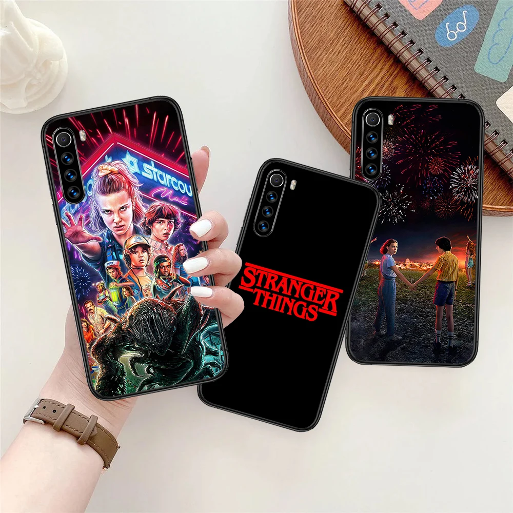 Stranger Things Phone case For Xiaomi Redmi Note 5 6 6A 7 7A 8 8A 4 5A 8T Plus Pro black cover painting waterproof | Мобильные