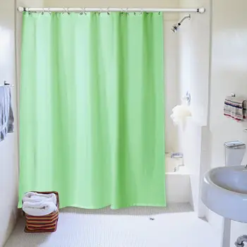 

Polyester Plaid Bathroom Shower Curtain Waterproof Wrinkle Resistant Privacy Protection Decorative Home Hotel Bath Curtain