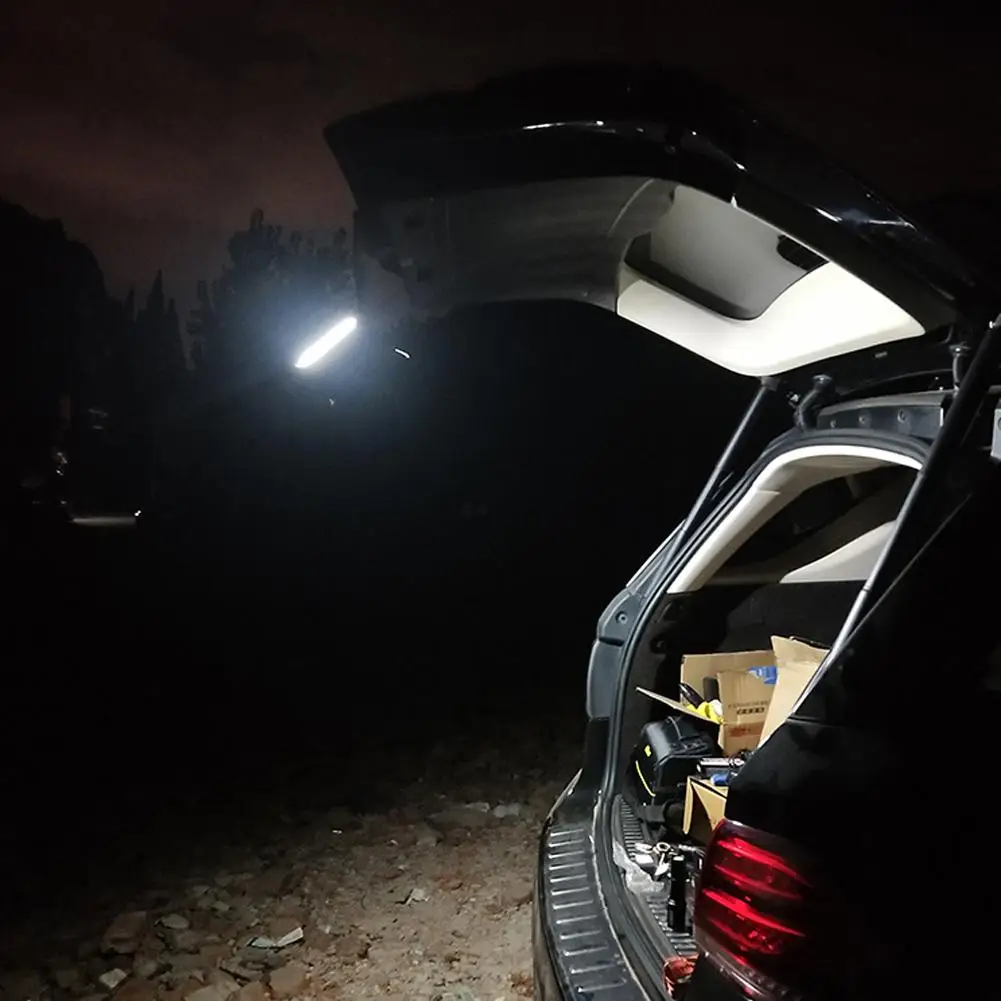 USB Rechargeable Built In Battery Portable Flashlight LED Torch Work Light Combo Beam For Driving Offroad Camping
