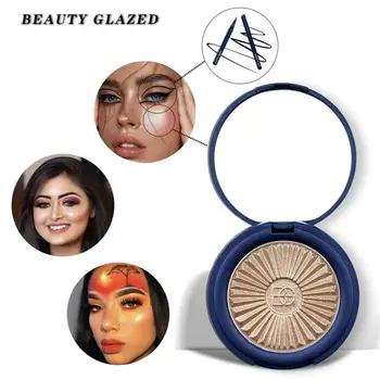 

8 Color Highlighter Shimmer Facial Palette Makeup Face High Gloss Powder Contour Skin Base Lasting Highlight Cosmetics TSLM1