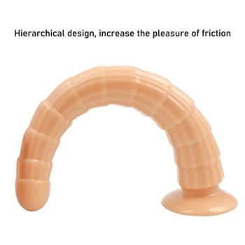 35*5CM Overlength Dildos Soft Anal Plug Sex Toys for Women Masturbation Erotic Big Penis with Suction Cup Super Long Phallus 4