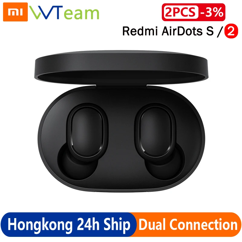 Xiaomi Redmi AirDots 2 Наушники S TWS беспроводные airdots стерео Bluetooth 5 0 наушники с