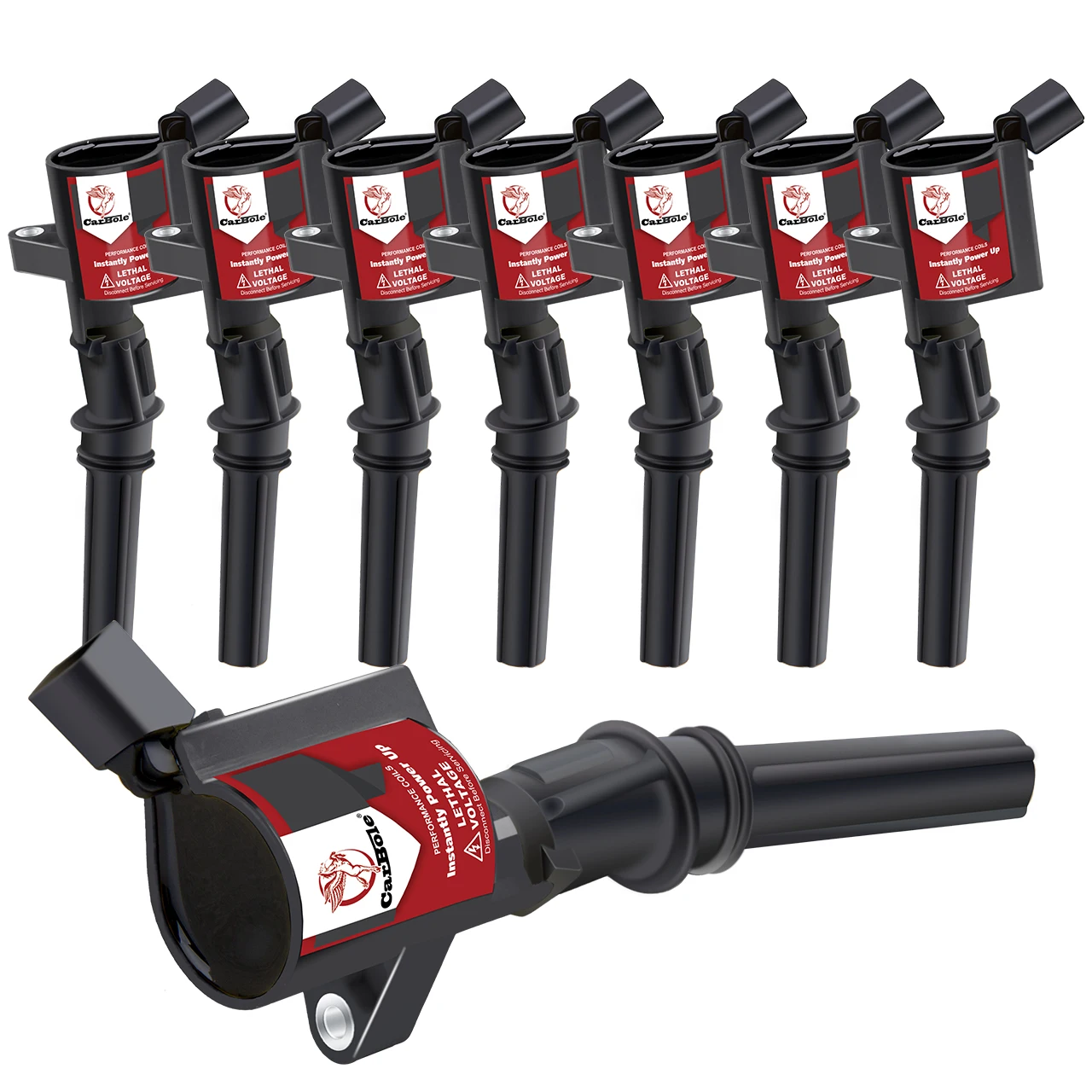 PACK of 8 Ignition Coil 15% More Energy F150 for Ford Lincoln Mercury 4.6L 5.4L V8 Compatible with DG508 C1454 C1417 FD503 