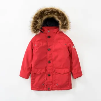 

New Winter Children's Thick Red Warm Jacket Boys Casual Cotton Jacket Popular Jacket Kids Snowsuits Winter Snowsuit Fashion