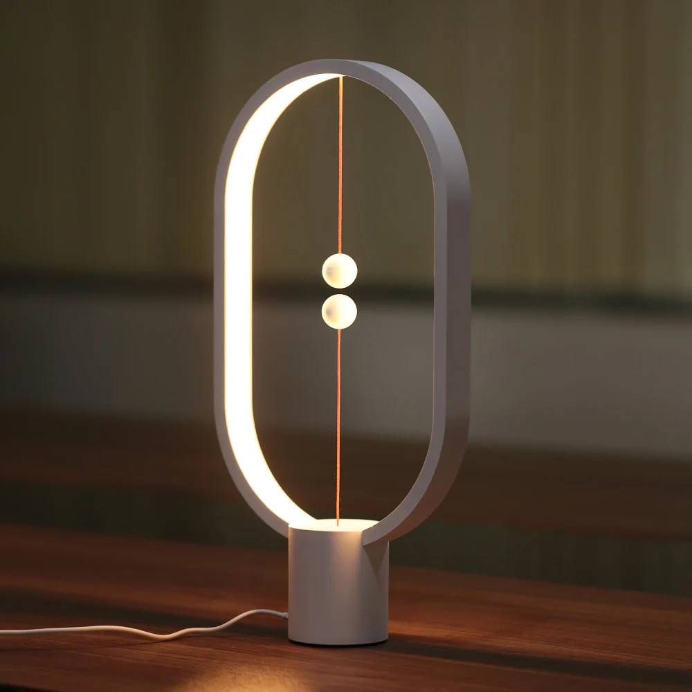 

Magnetic Balance Table Lamp Balance Design Magnetic Switch LED Table Lamp Atmosphere Ambient Night Light Indoor Illuminations