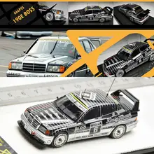 404 błąd 1:64 żywica odlany Model samochodu Bez 190E szefem ograniczona 666 Rosberg #6 Model odlewu samochód 1/64