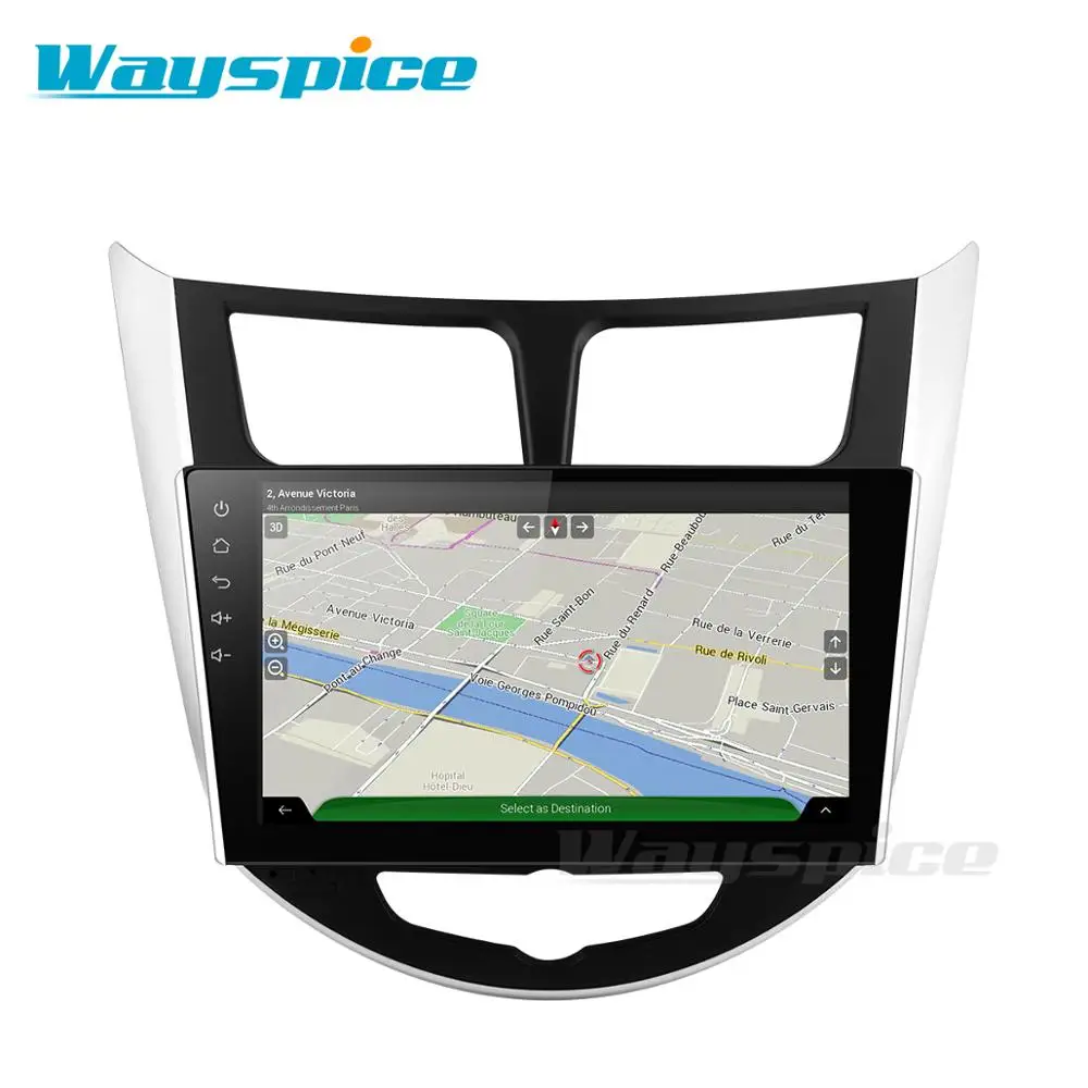 Автомобильный dvd gps плеер для hyundai Solaris Verna Accent автомобильный головной убор радио плеер навигация gps автомобильный dvd Android 9,0 PX6