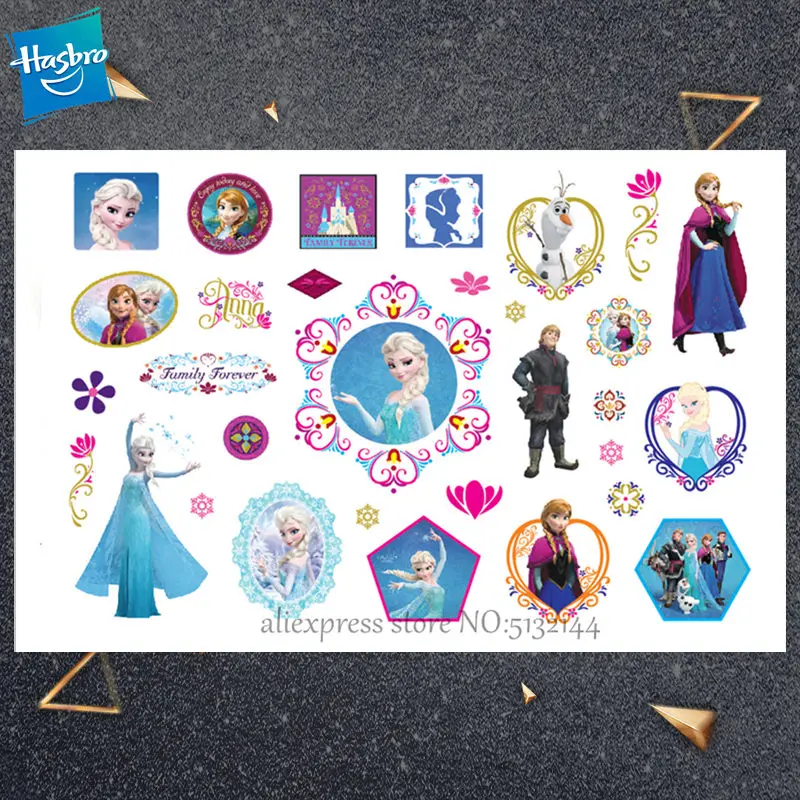 Hasbro детская мультяшная Временная тату наклейка Новинка Косплей кляп игрушки для