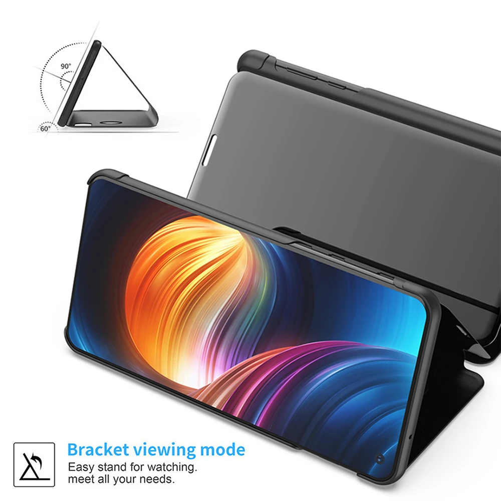 Полиуретан) с откидной крышкой с функцией подставки для samsung Galaxy A50 A70 A40 крышка чехол с зеркалом с процессором обработки изображений, A30 A20 A10 чехлы для смартфонов a20e 30 40 50 70 Funda
