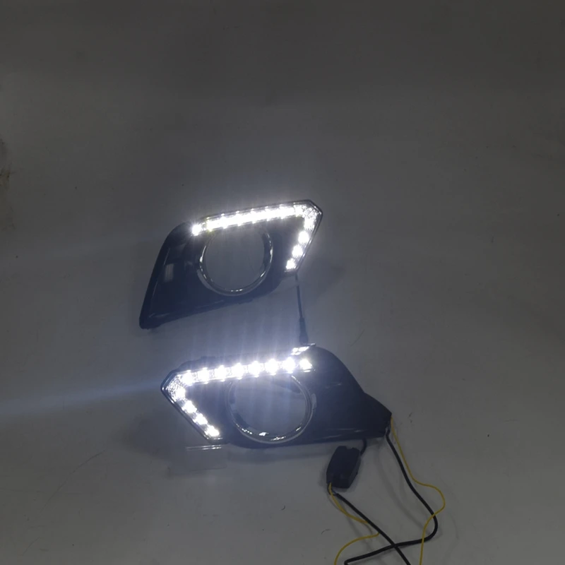 СВЕТОДИОДНЫЙ DRL Дневной светильник противотуманная фара автомобиля 12V для бега светильник s для Nissan X-Trail