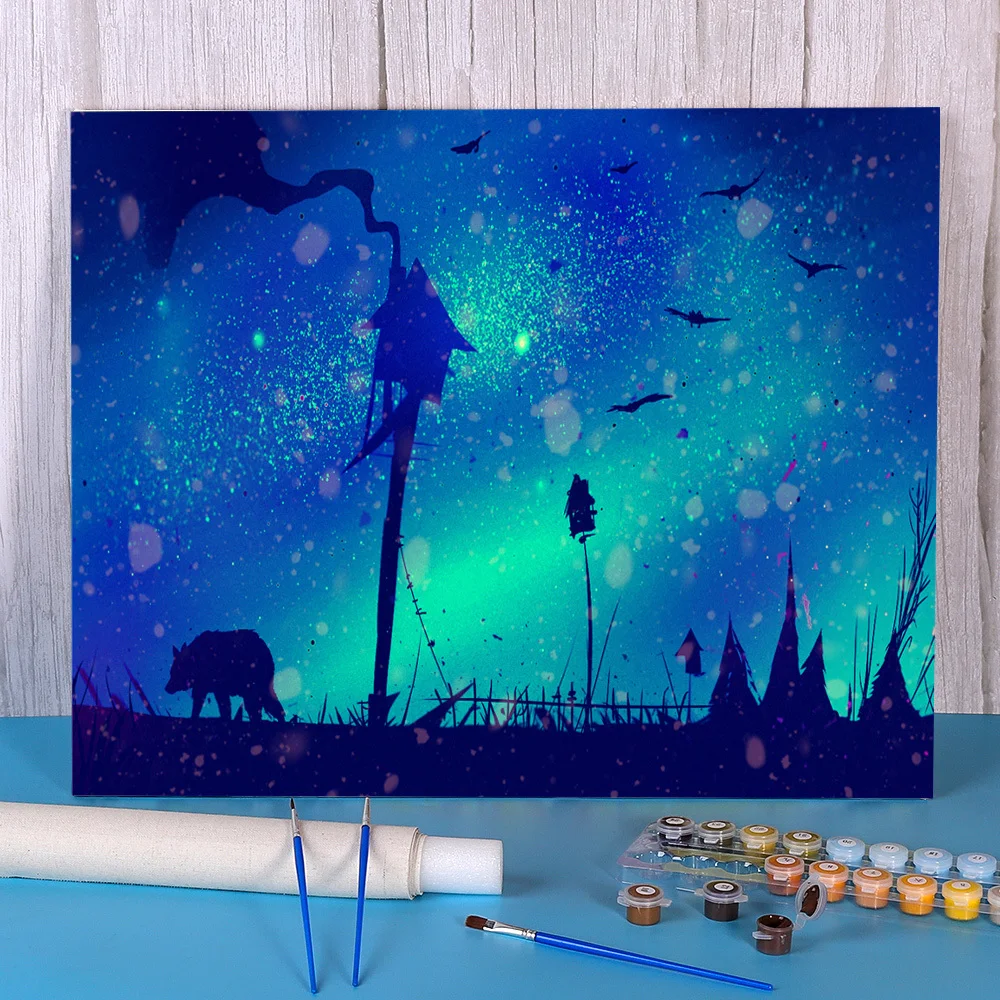 Magic Paint Night Kits Kits & How To Painting Visual Arts