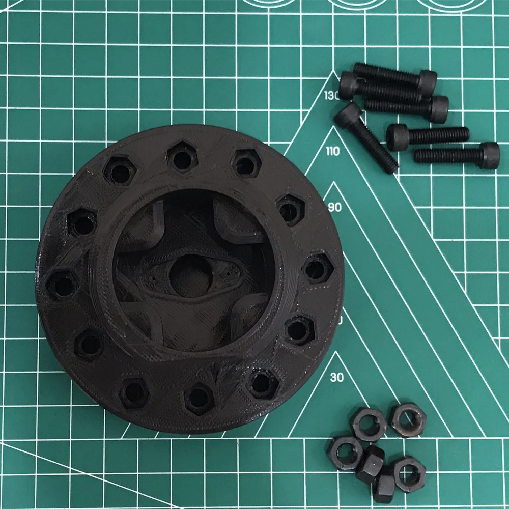 3D printing Wheel Adapter with Quick Release For Thrustmaster Steering Wheel systems Racing car game Modification