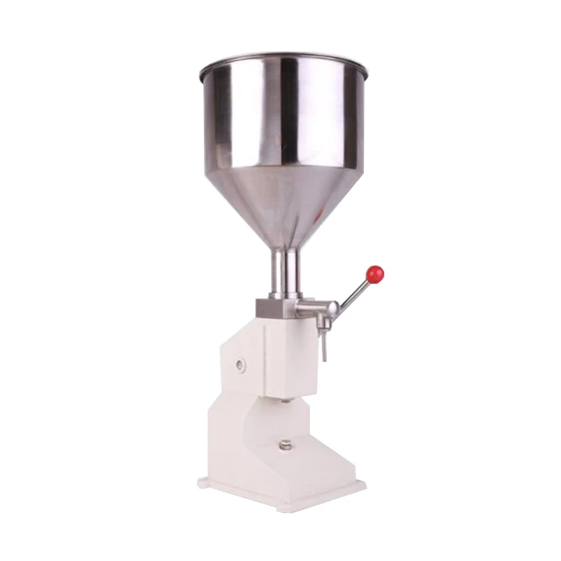 Manual Cream Bottle Liquid Filling Machine Small Paste Lipgloss Lotion  Honey Cosmetic Packing Filler Stainless Steel Body 5-50ml