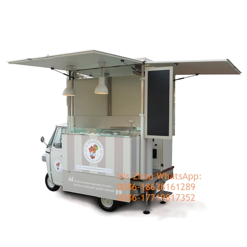 Горячая распродажа! Съемный грузовой трехколесный велосипед Piaggio Fruit Truck Ape 3 Wheeler