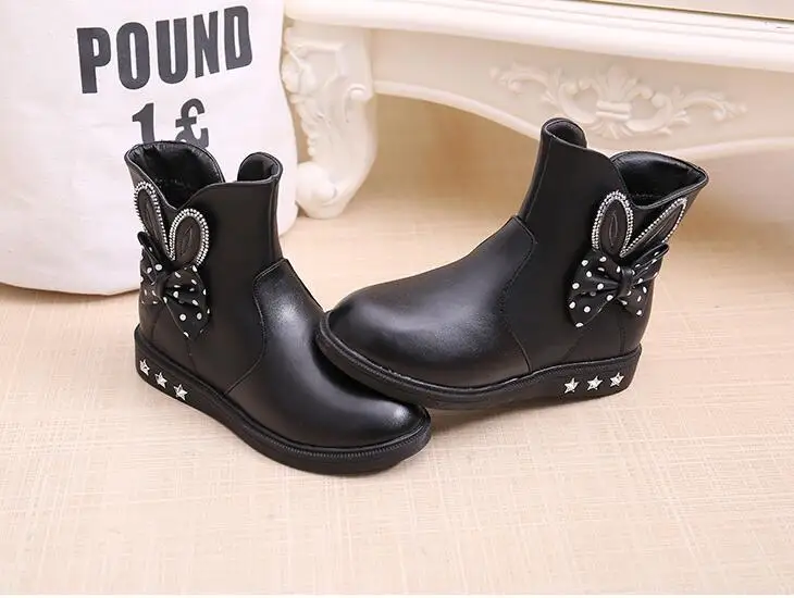 Cute Children boots autumn winter waterproof Martin boots fashion children shoes girls boots kids shoes